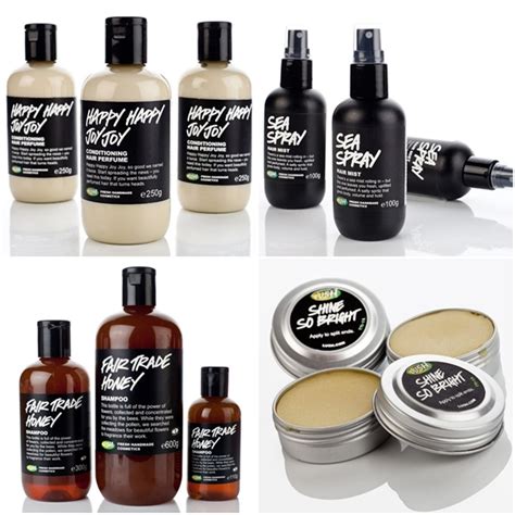 lush hair treatment products.